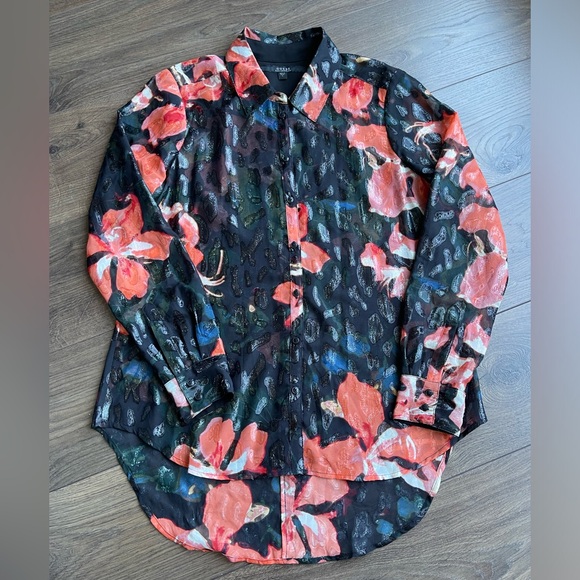 Guess Printed Blouse - Picture 1 of 6
